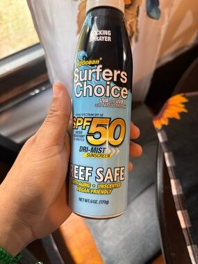 SPF 50 Dri-Mist Sunscreen - Light Blue (Reef Safe)